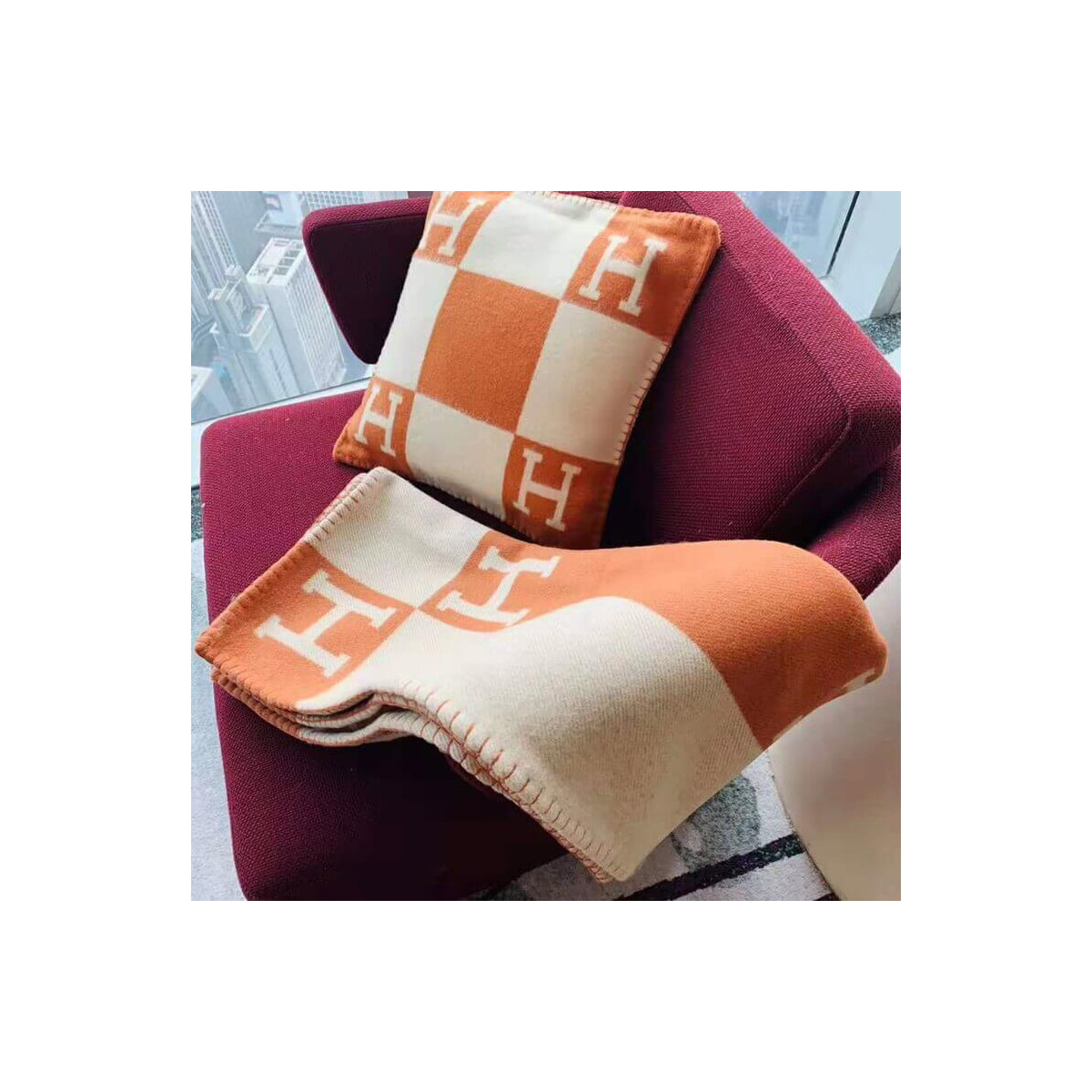 Hermes Avalon Throw Blanket H102668