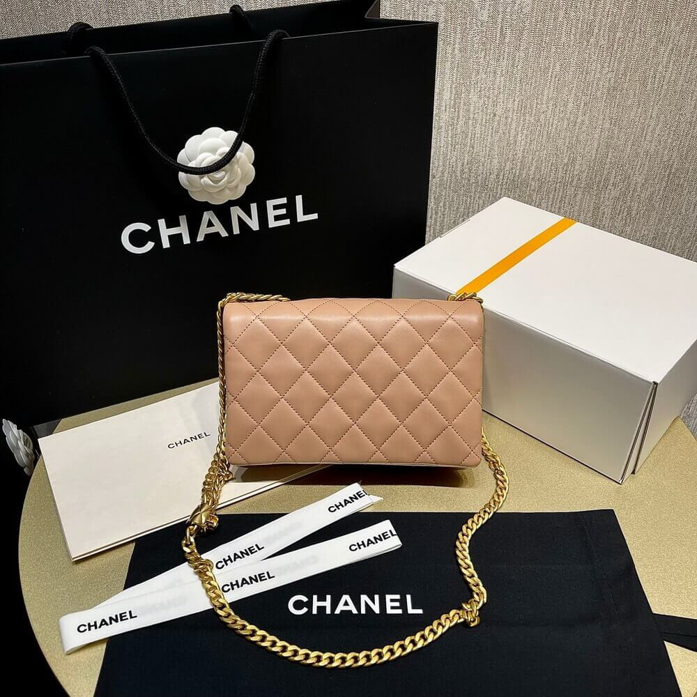 Chanel Lambskin Small Flap Bag AS3393