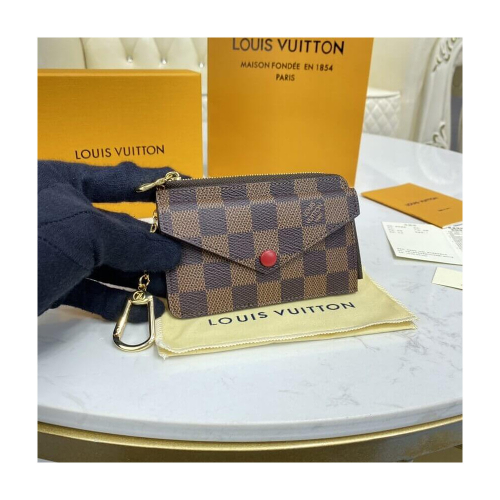 Louis Vuitton Damier Ebene Card Holder Recto Verso N60405 N60406