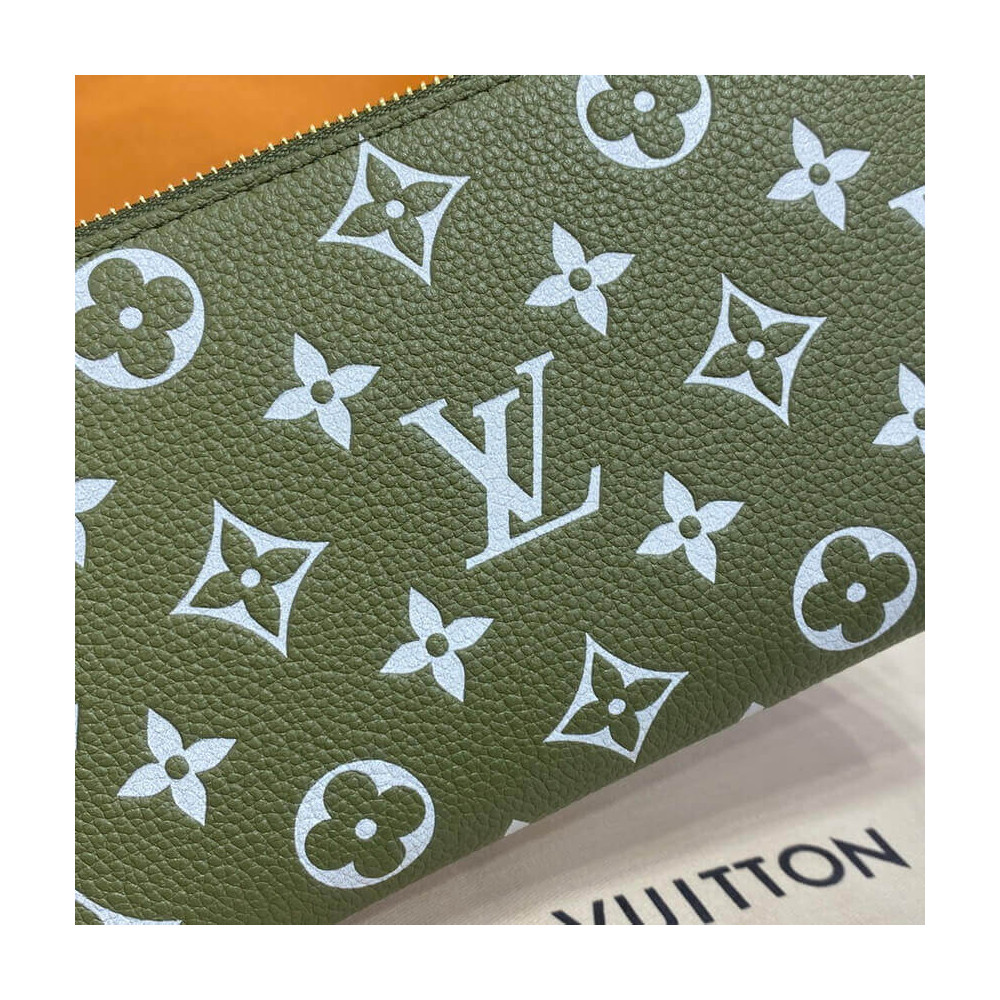 Louis Vuitton Monogram Empreinte Leather Zippy Wallet M81279 M81280