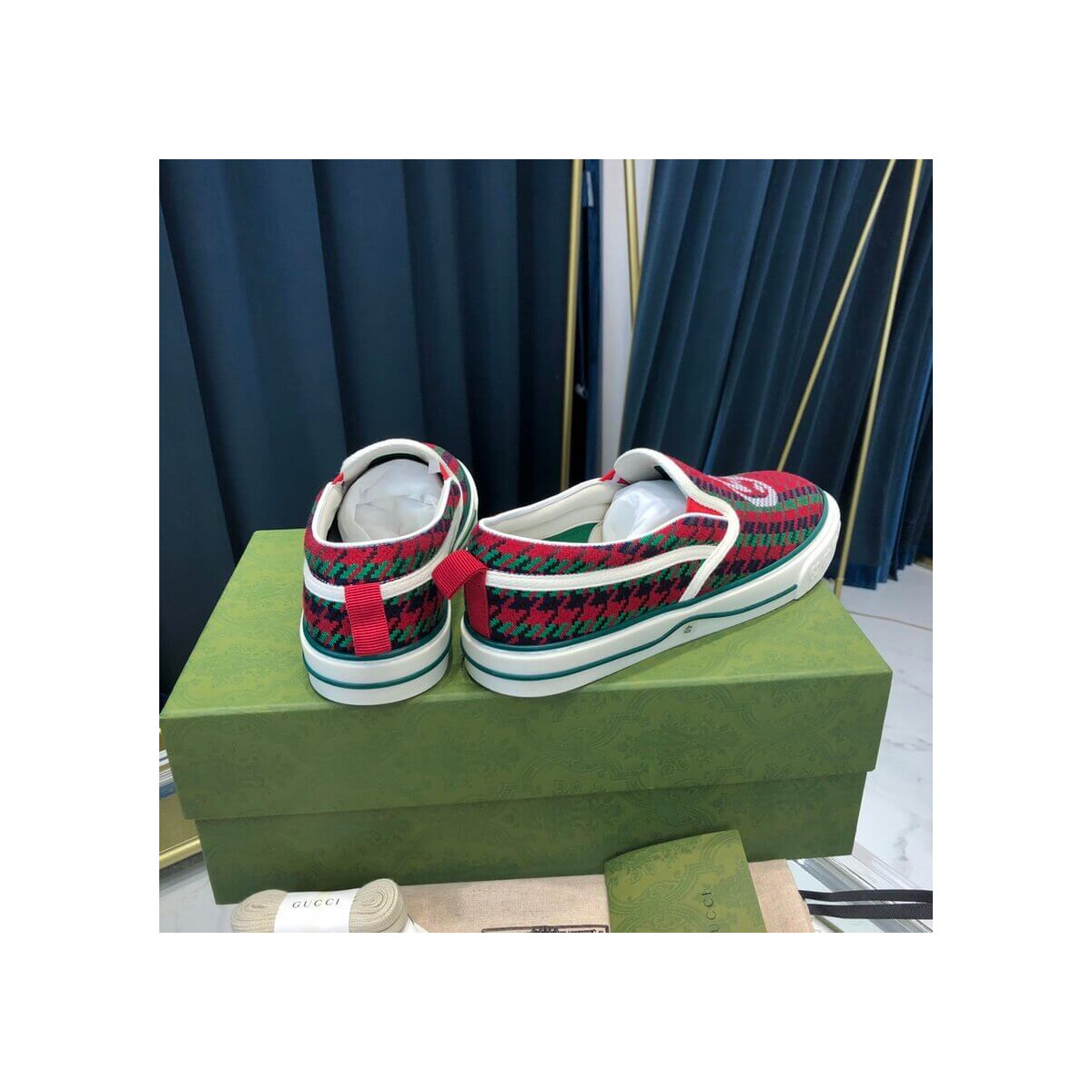 Gucci Tennis 1977 Interlocking G Slip-On Sneaker 645672