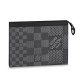 Louis Vuitton Damier Graphite 3D Canvas Pochette Voyage N60443 N60444