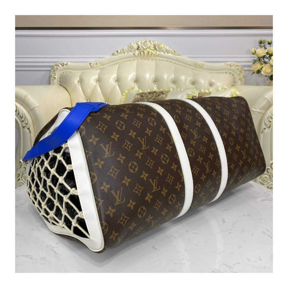 Louis Vuitton LV x NBA Basketball Keepall 55 M45586 M45587