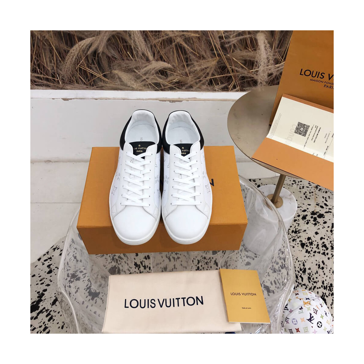 Louis Vuitton Frontrow Sneakers 1A6419 Black