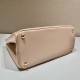 Prada Galleria Nude Medium Saffiano Leather Bag 1BA863