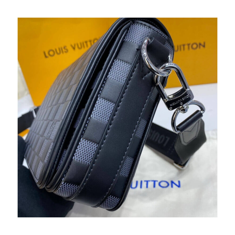 Louis Vuitton Onyx Damier Infini Leather Studio Messenger N50007