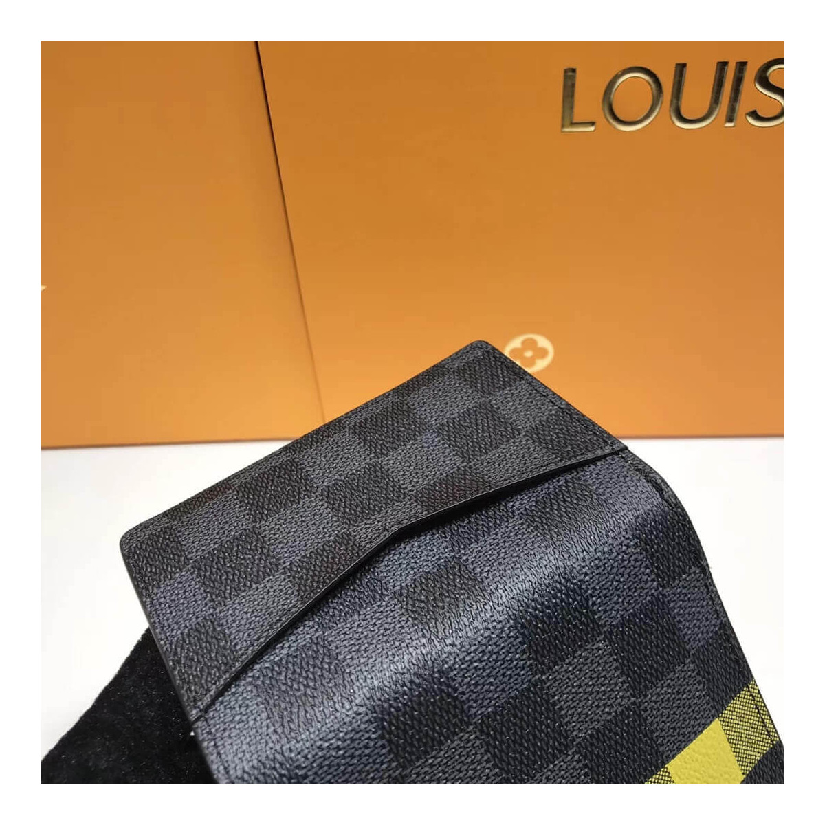 Louis Vuitton Damier Graphite Stripe Pocket Organizer N60076