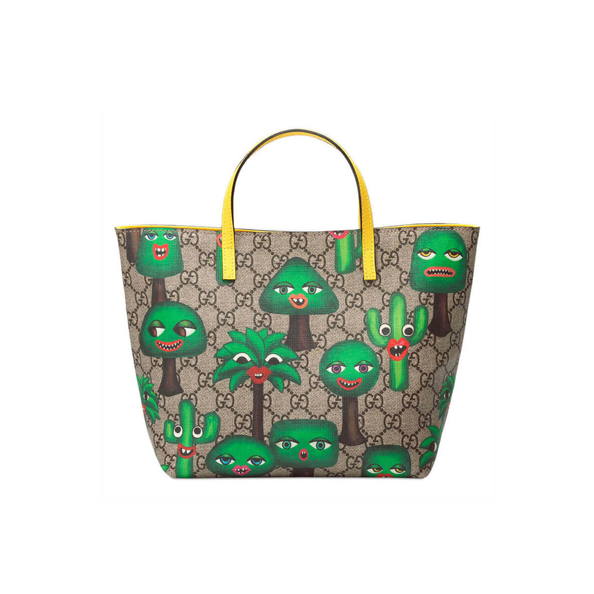 Gucci Children&#039;s GG Smiling Plants Tote 410812