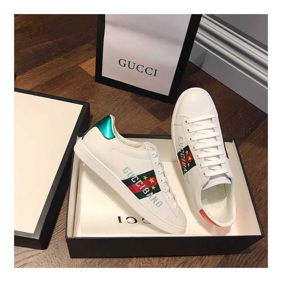 Gucci Ace Sneaker with Gucci Band 603693