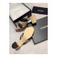 Chanel Laminated Lambskin Mules G35381