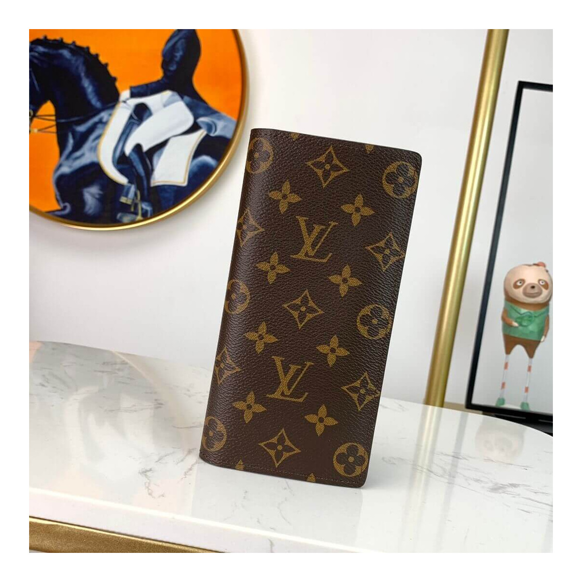 Louis Vuitton Monogram Canvas Brazza Wallet M66540