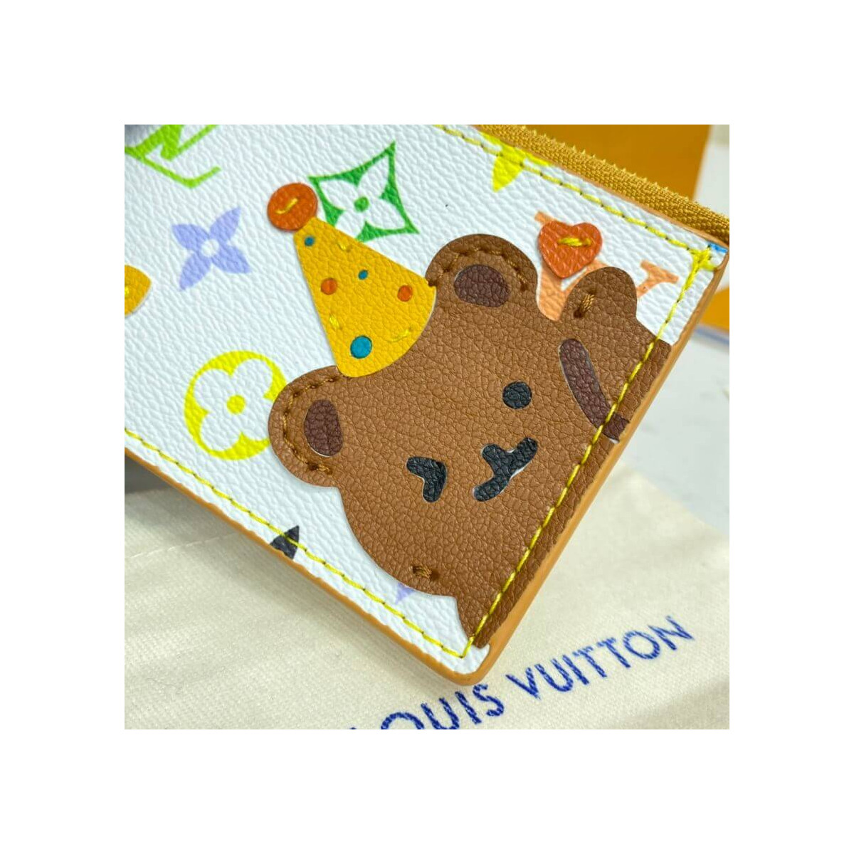 Louis Vuitton Happy Bear Coin &amp; Card Holder