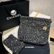 Chanel 22 Small Handbag in Grey Canvas