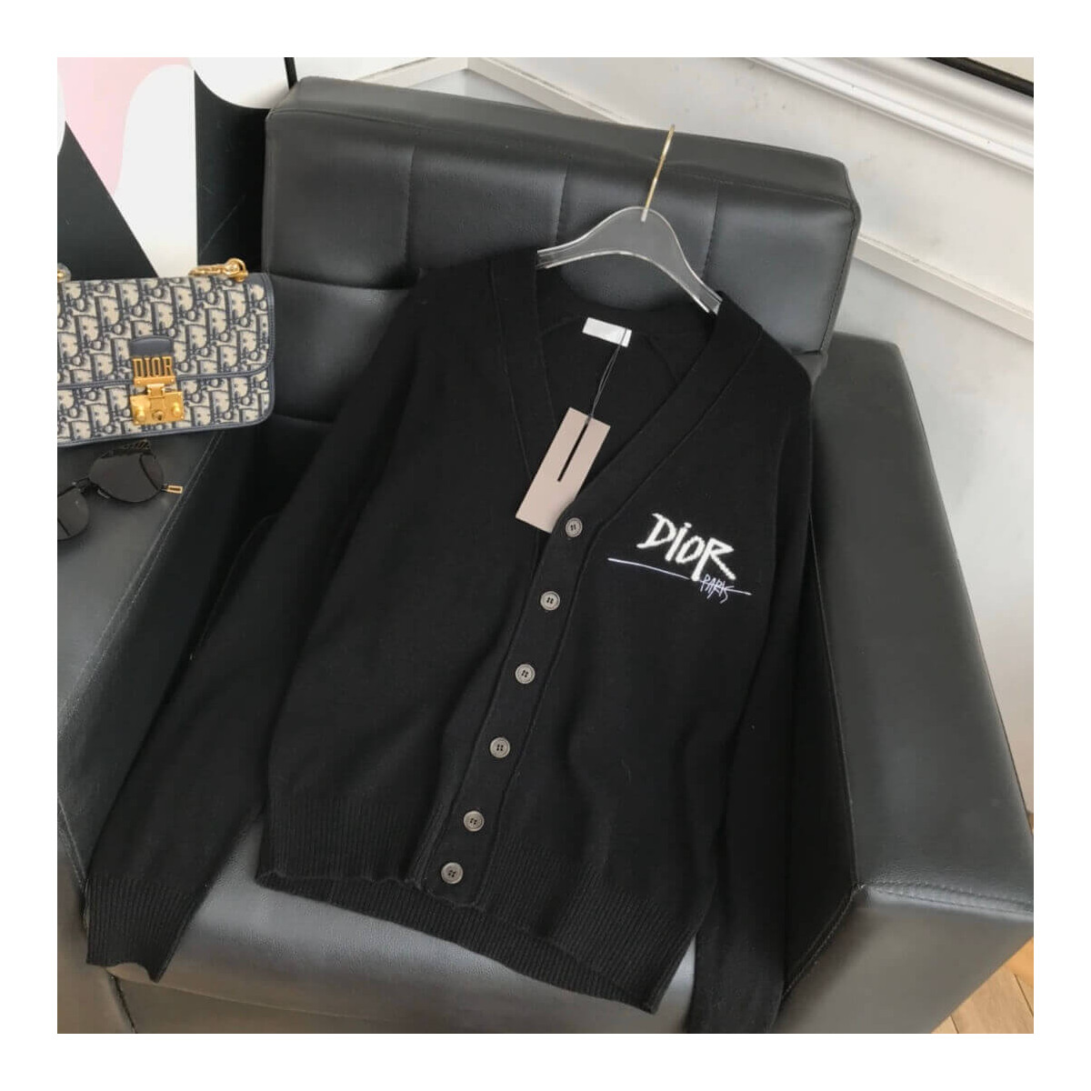 Dior And Shawn Cardigan Black Cashmere C980