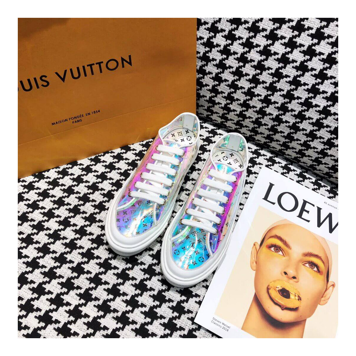 Louis Vuitton Rainbow PVC Sneakers