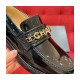 Chanel Patent Calfskin Loafers Black