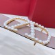 Valentino Vlogo Signature Reversible Belt In Shiny Calfskin With Pearls 40 mm