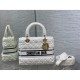 Christian Dior Medium Lady D-Lite Bag M05659 in Cannage Shearling