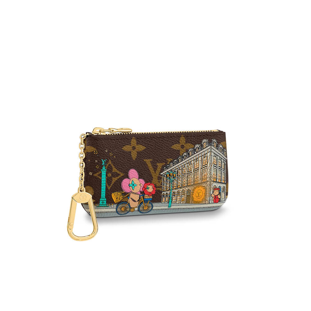 Louis Vuitton Christmas Animation 2022 Key Pouch M81639