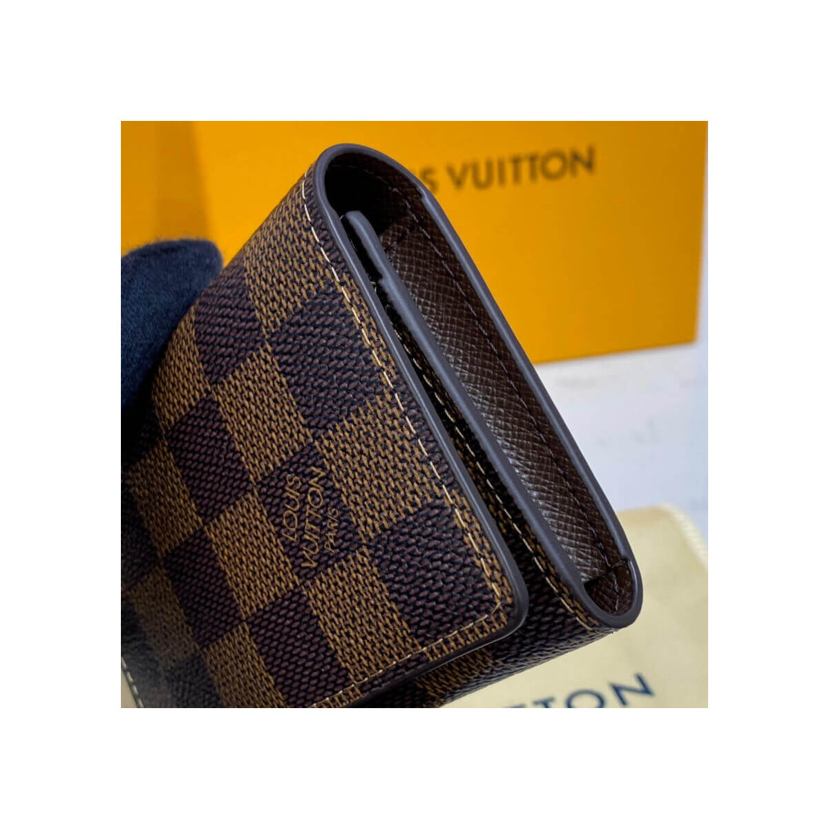 Louis Vuitton Damier Ebene Enveloppe Carte De Visite