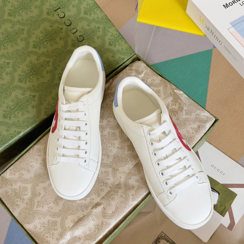 Gucci Contrast GG Patch Ace Leather Sneaker 625783