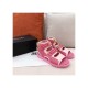 Chanel Goatskin with Fabric Sandals G37231