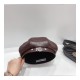 Alexander Wang Leather With Crystal Logo Beret Hat 1305