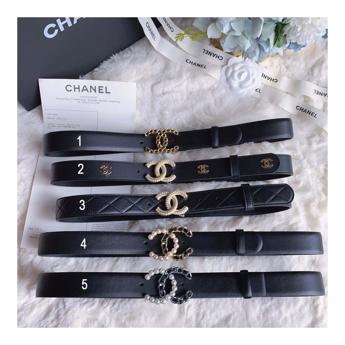 Chanel CC Buckle Belt 6609