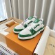 Louis Vuitton LV Trainer Sneaker Signature Green White 1AANG3