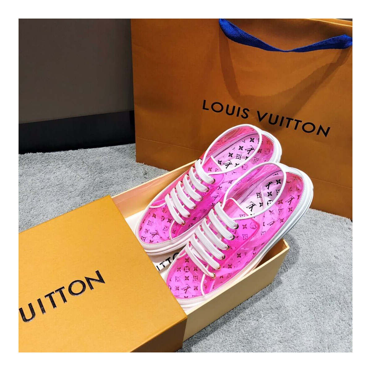 Louis Vuitton Rosy PVC Sneakers