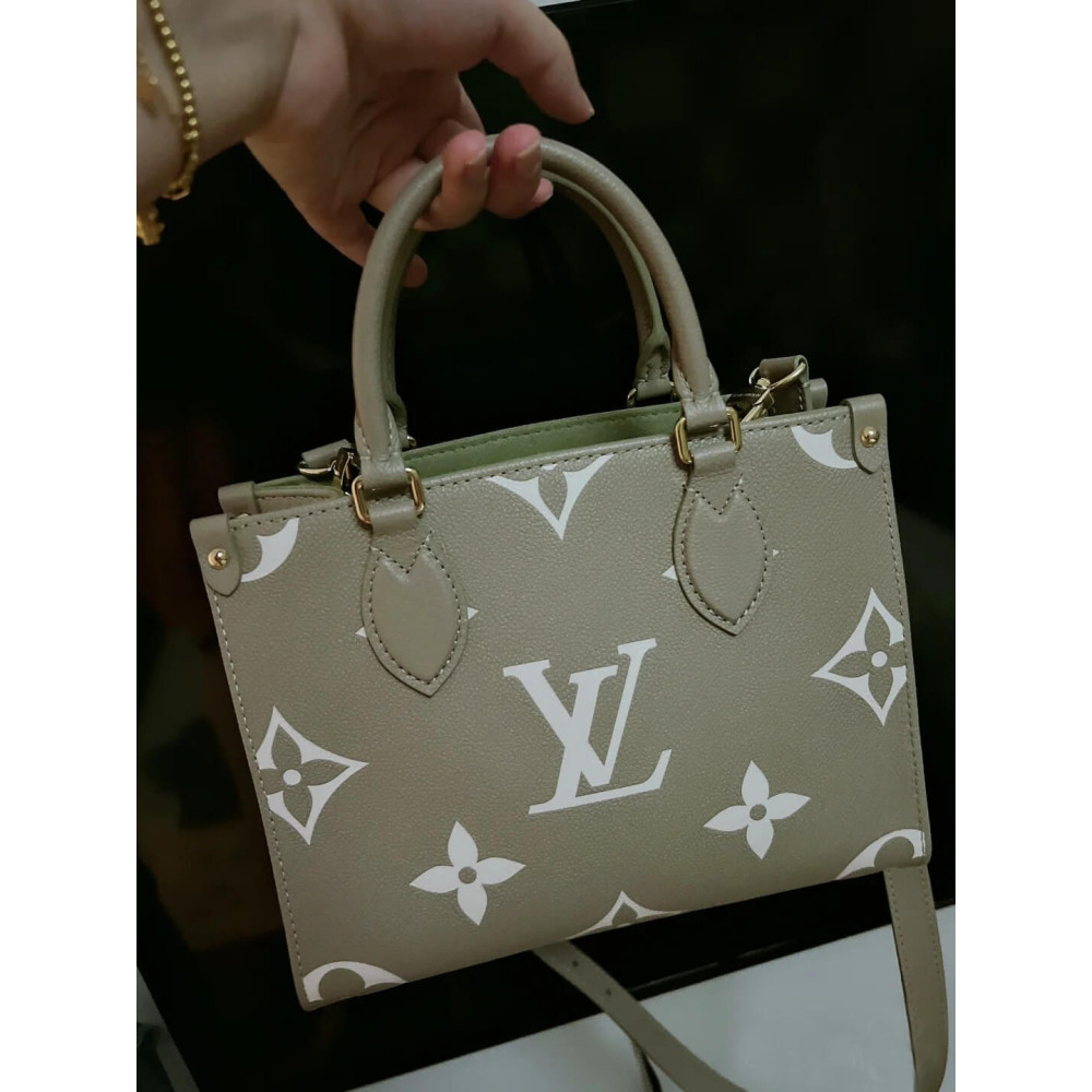 Louis Vuitton OnTheGo PM M46647 Kaki Creme