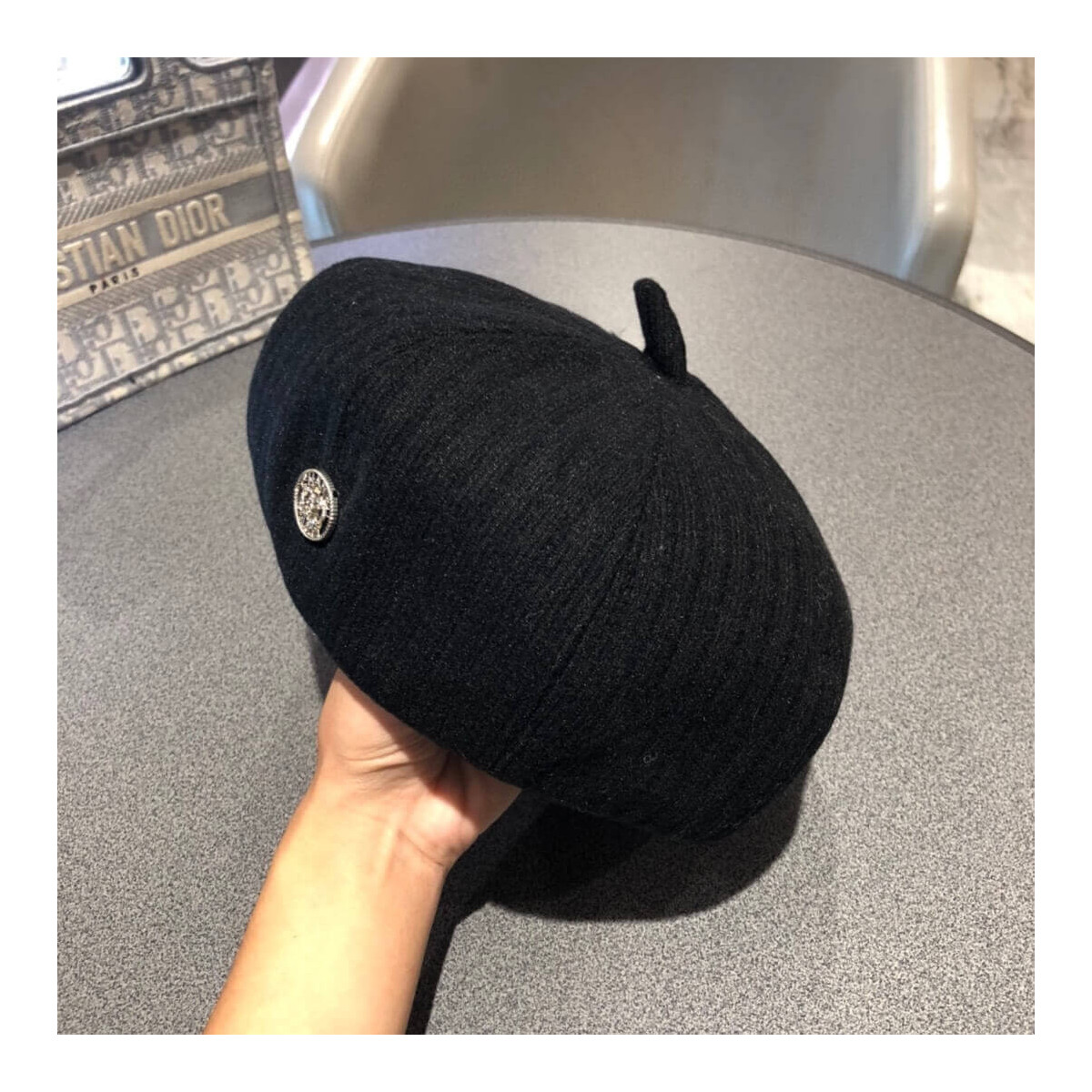 Chanel Wool Beret D015