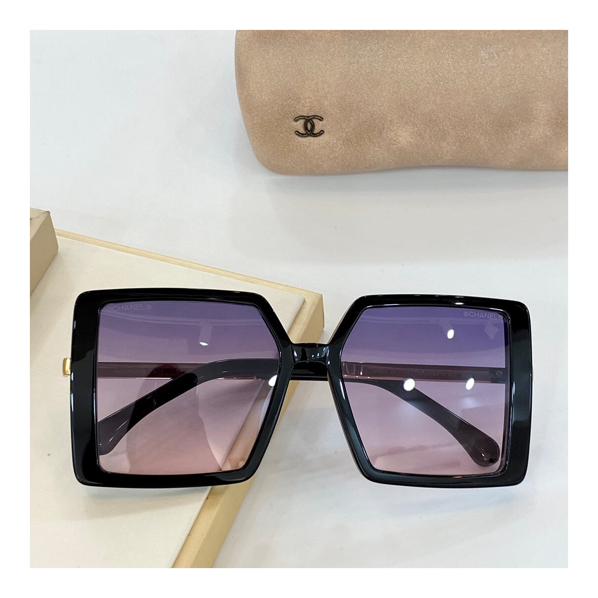 Chanel Rectangle Sunglass 5529