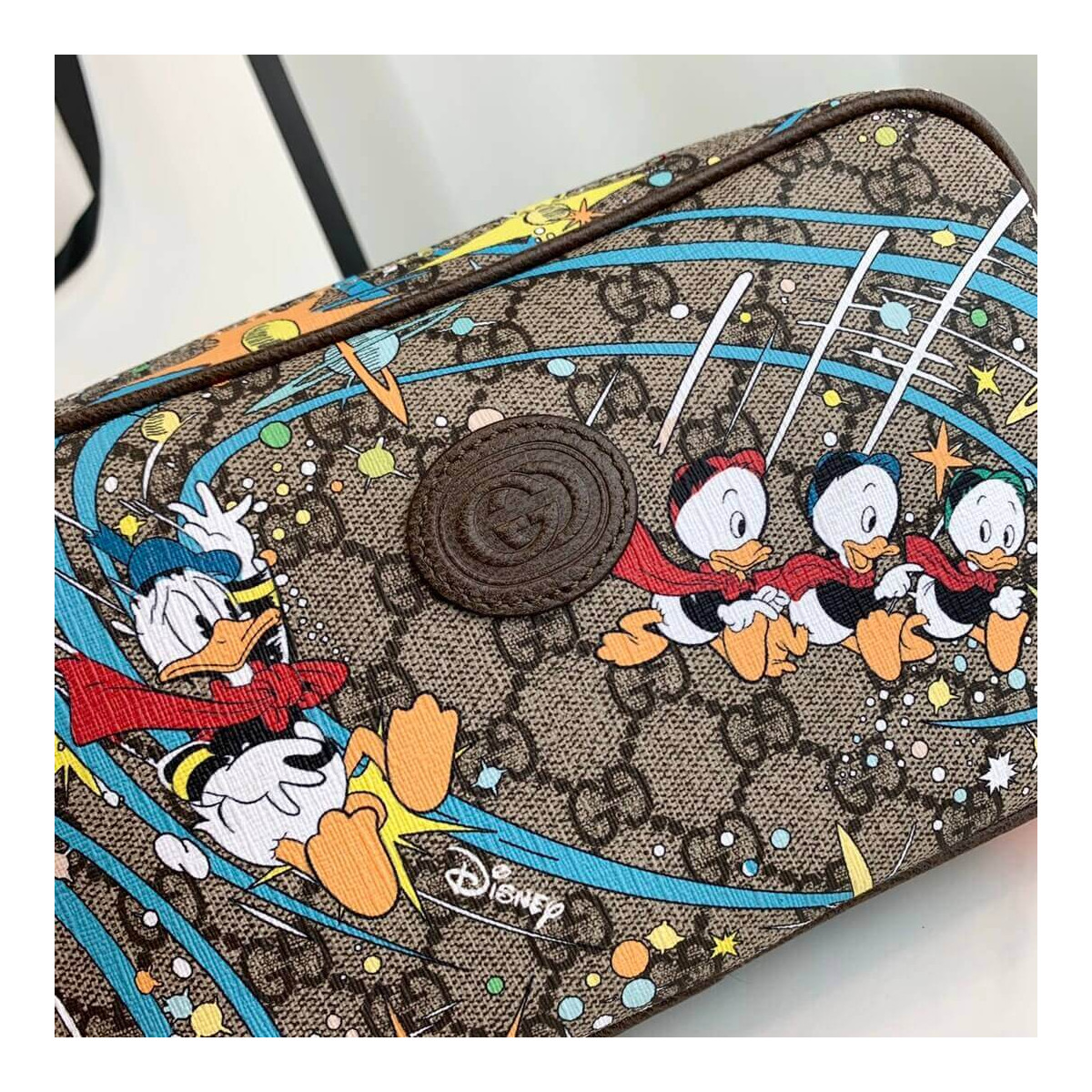 Disney x Gucci Donald Duck Print Belt Bag 602695