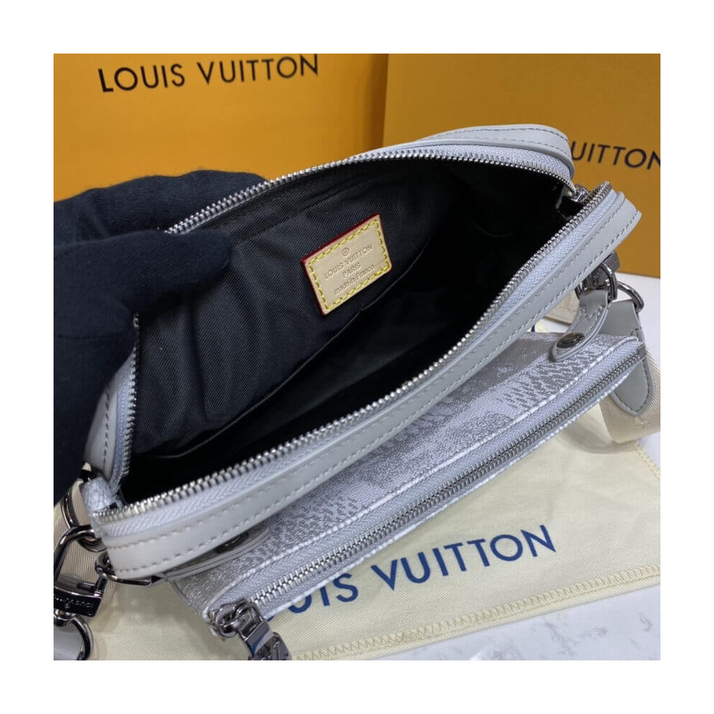 Louis Vuitton Damier Salt Canvas Trio Messenger N50068