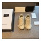 Gucci Rhyton Leather Sneaker With Gucci Logo 553608 White