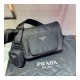 Prada Re-Nylon and Saffiano Leather Shoulder Bag 2VD041