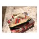 Gucci Screener Leather Sneaker 570443 Red