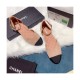 Chanel Suede Calfskin &amp; Grosgrain Mary Janes G36048