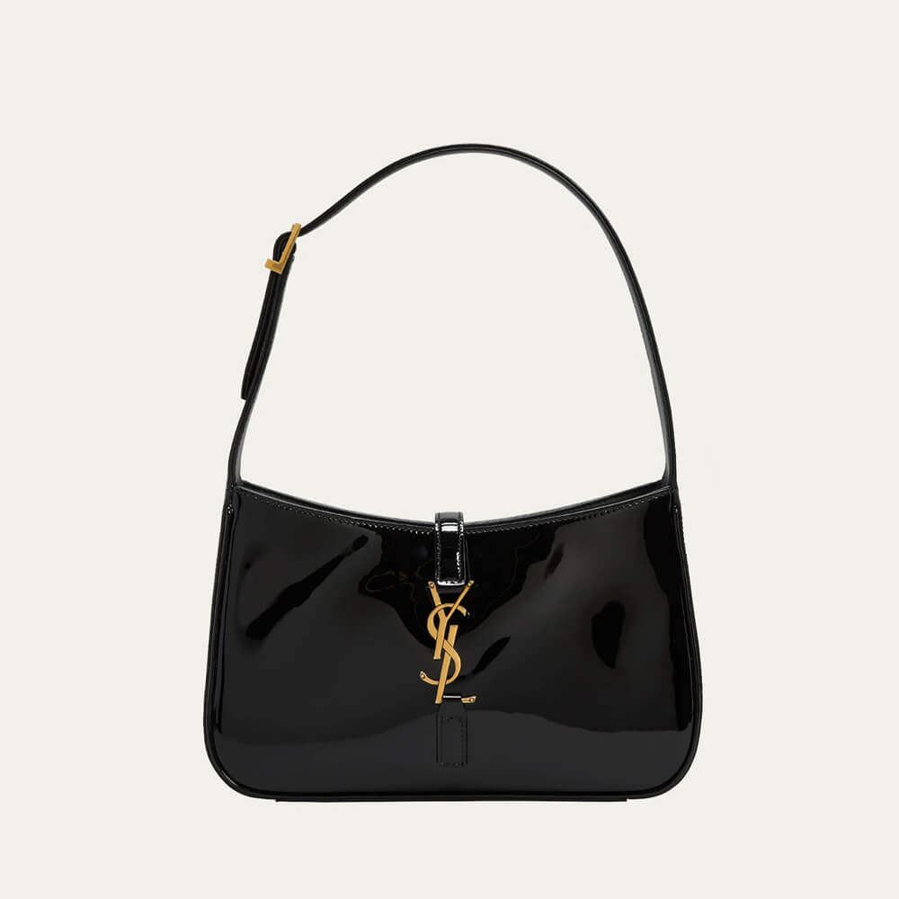 Saint Laurent Le 5 A 7 Hobo Bag in Patent Leather 657228