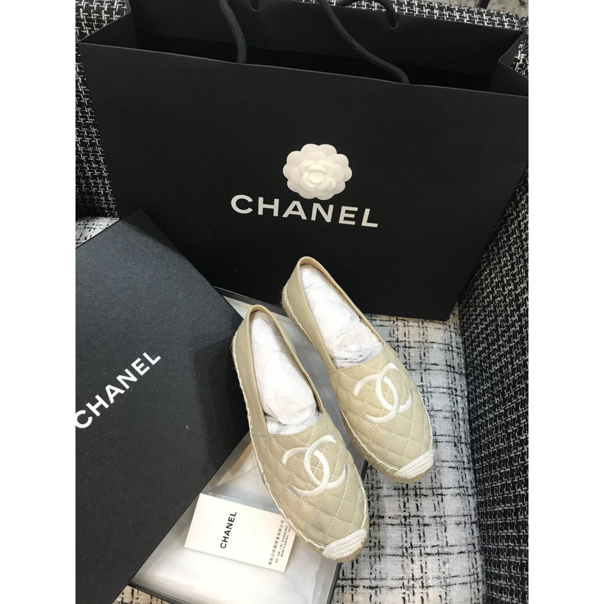 Chanel Quilted Espadrilles G32910