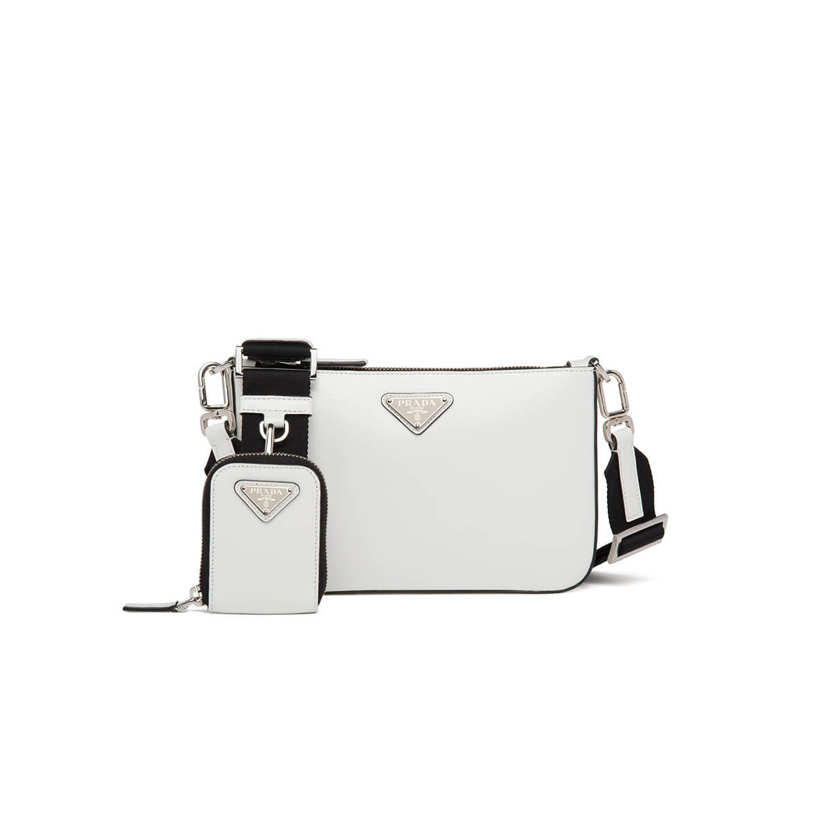 Prada Brushed Leather Shoulder Bag 2VH129