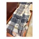 Burberry Unisex Check Wool Scarf 2404