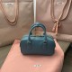 Miu Miu Arcadie Leather Bag 5BB142 Marina Blue