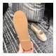 Gucci Chevron Leather Espadrille With Double G 551890 Beige