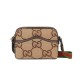 Gucci Messenger Bag With Jumbo GG 675891