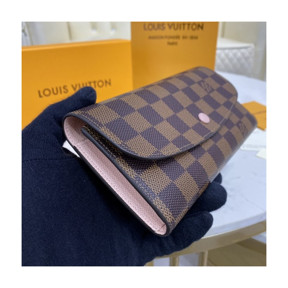 Louis Vuitton Damier Ebene Emilie Wallet N60214 N63544