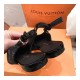 Louis Vuitton Monogram Eclipse Cherie Slingback Ballerina 1A68AV