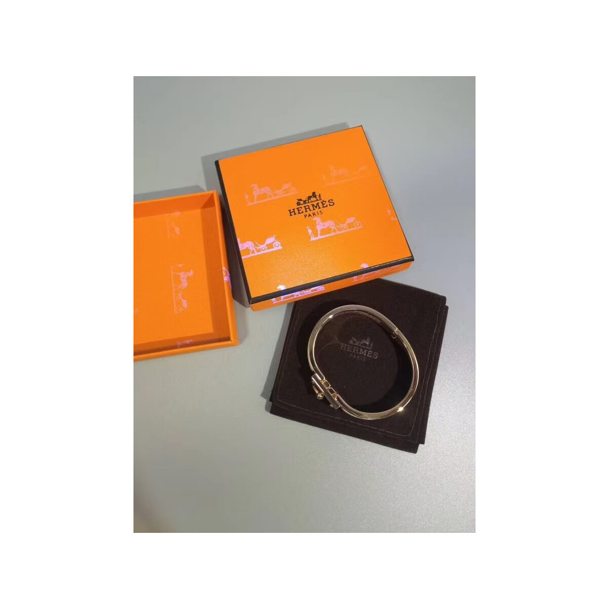 Hermes Narrow Clic H H Lift Bracelet