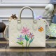 LV x YK OnTheGo PM with Flower Marquetry M21732